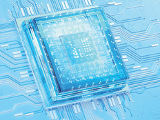 futuristic circuit board concept